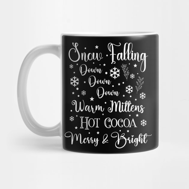 Snow is Falling in Light Font by Wizardbird